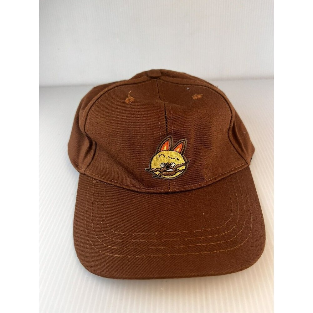 Monster Hunter Stories Ride On Funimation Hat Cap Brown Strapback LootCrate Excl
